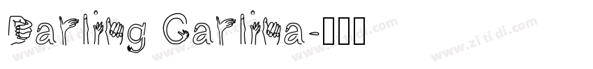 Darling Carlina字体转换